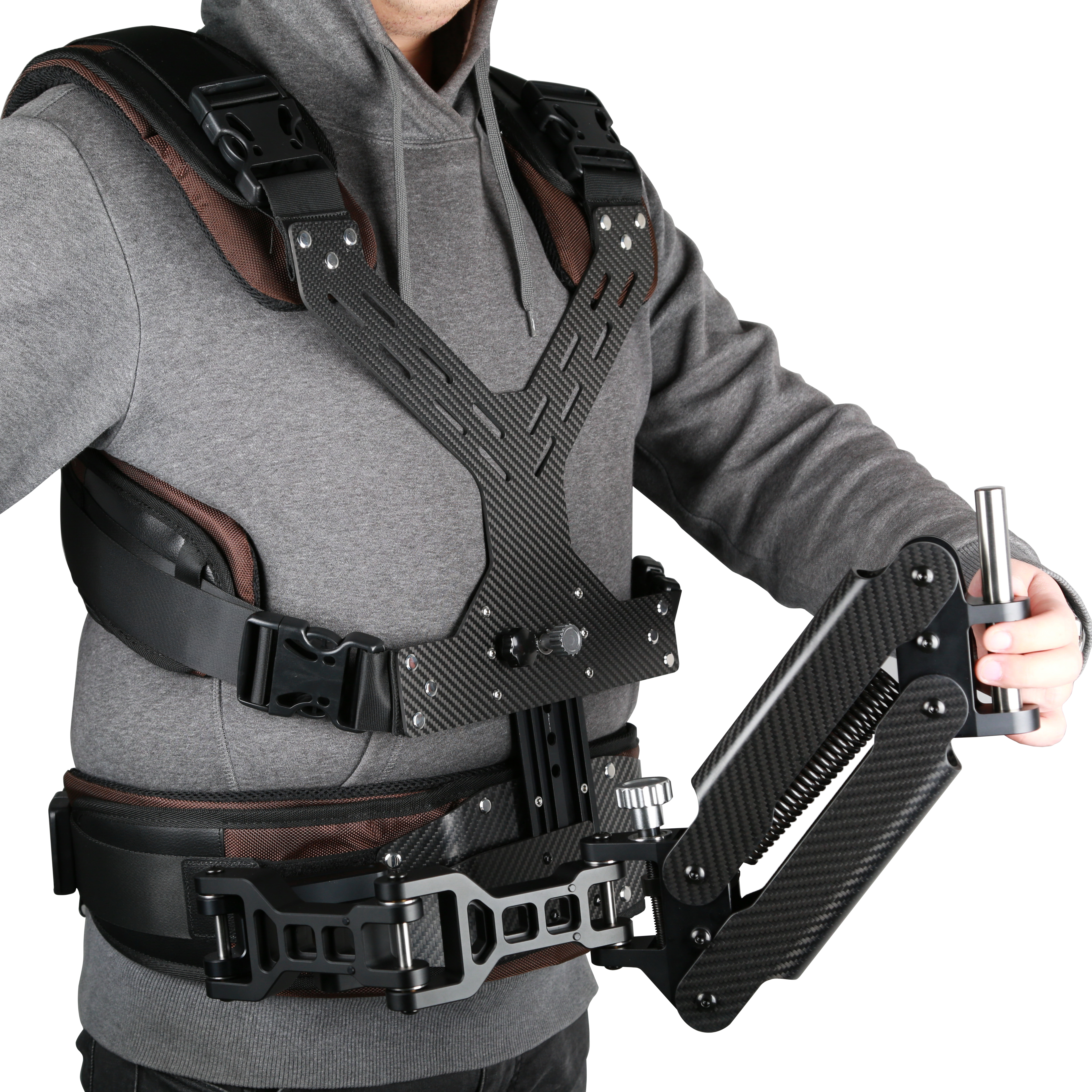 Carbon Fiber Steadicam Camera Vest Shooter Support System - Click Image to Close